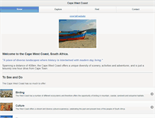 Tablet Screenshot of capewestcoast.org